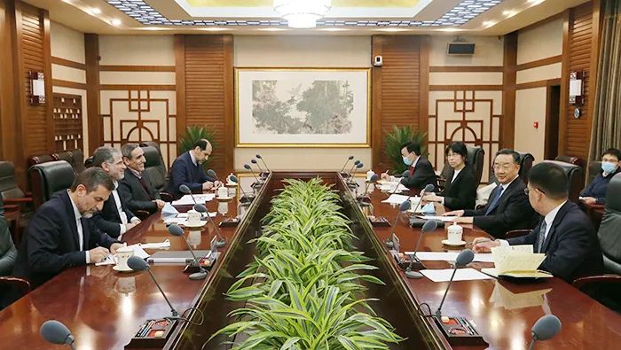 唐仁健会见伊朗农业部部长内贾德