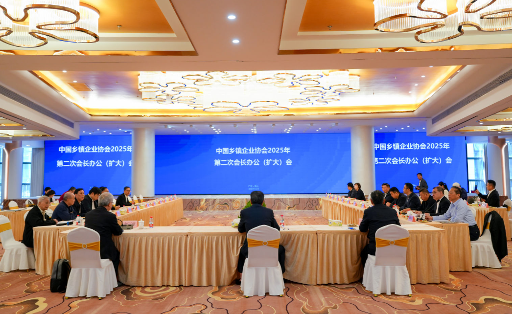中国乡镇企业协会2025年第二次会长办公（扩大）会在广东召开